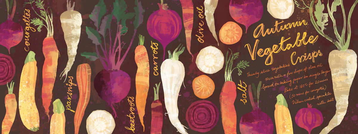 Autumn Vegetable Crisps by Ohn Mar Win