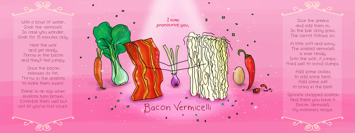 Bacon Vermicelli by Jean Jing