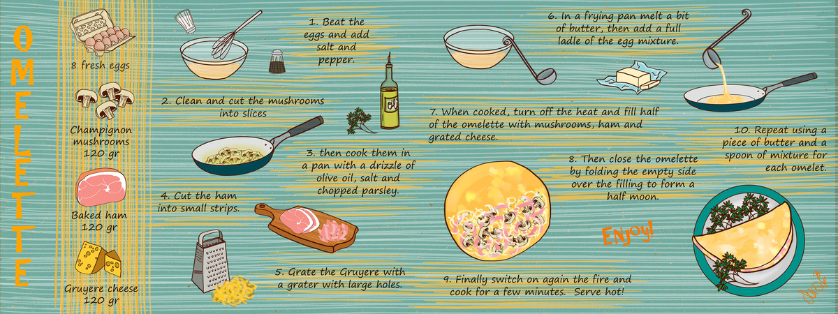 Autumn Omelette by Sara Gitto