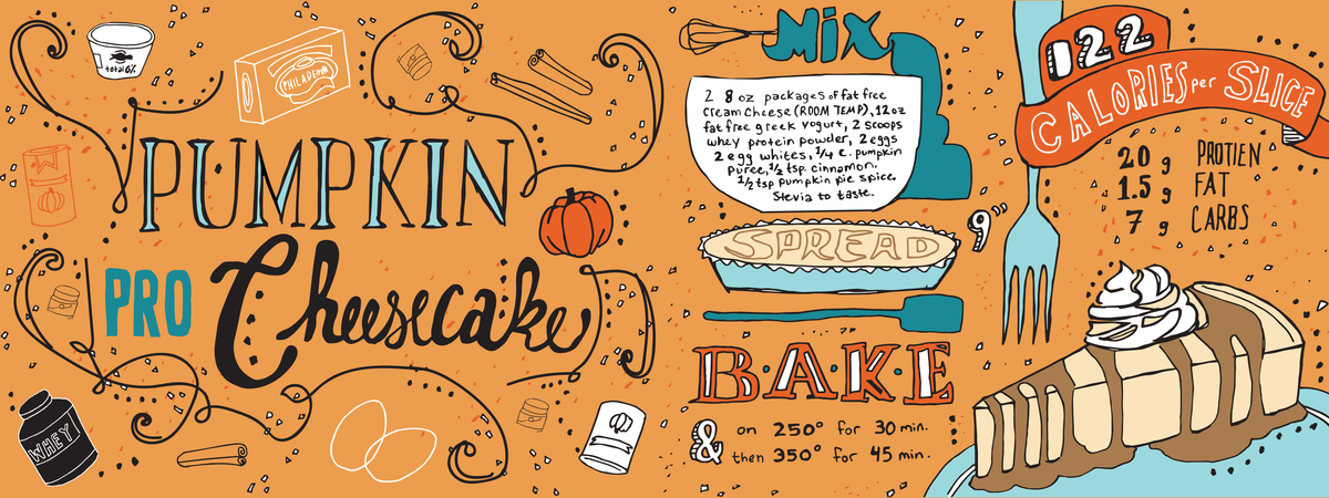 Pumpkin ProCheesecake (Protein Cheesecake) by J.E.C. Scott