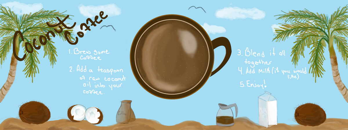 Coconut Coffee by Cheian Leonce