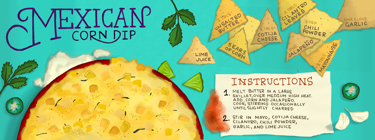Mexican Corn Dip by Jasmine Massa