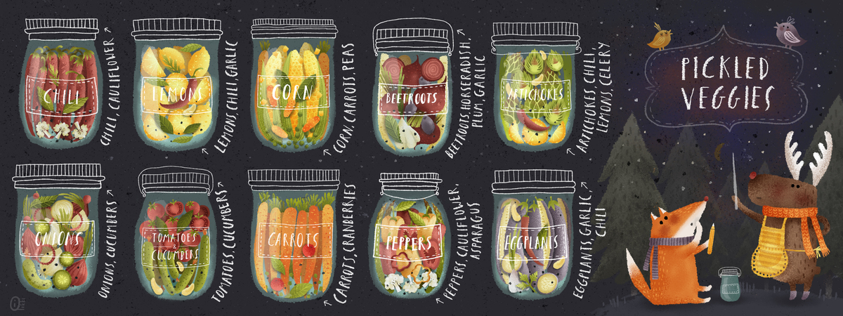 Pickled Veggies by Oi Oilikki