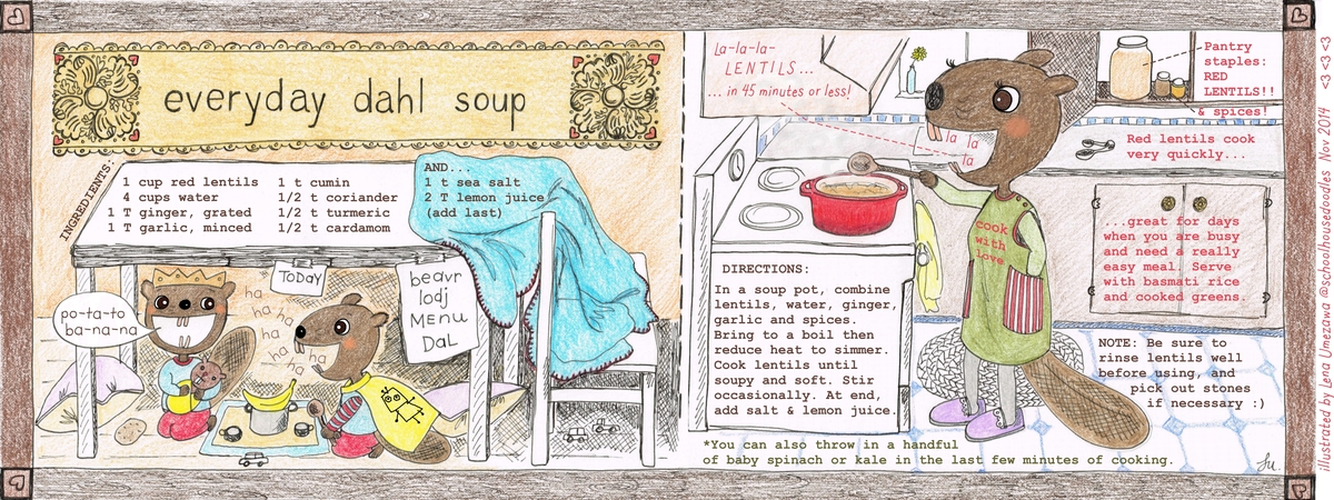 Everyday Dahl Soup by Lena Umezawa