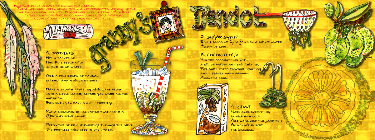 Tjendol Coconutdrink by Pia Dirks Illustrations