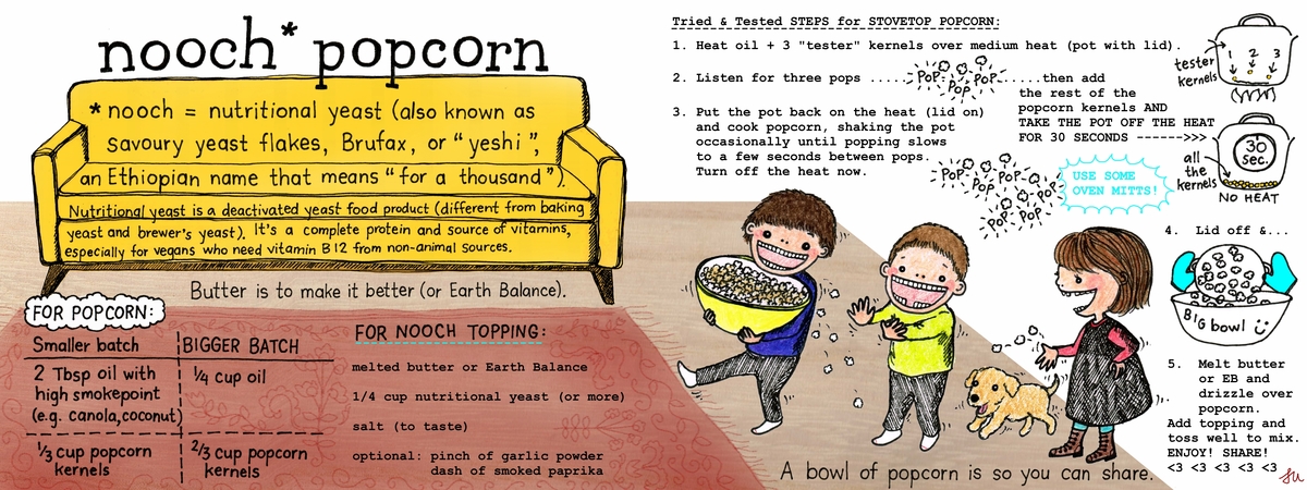 Nooch Popcorn by Lena Umezawa