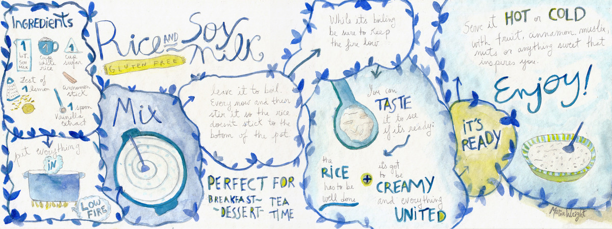 Gluten Free Rice and Soy Milk by Amerindia Diseño