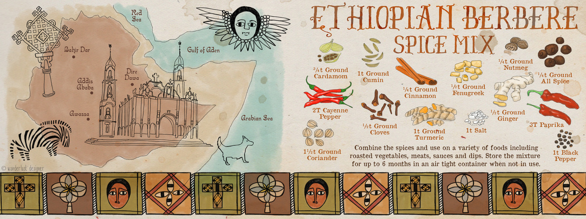 Ethiopian Berbere Spice Mix by Betsy Beier Ethiopianberberespicemixbywanderlustdesigner tdac