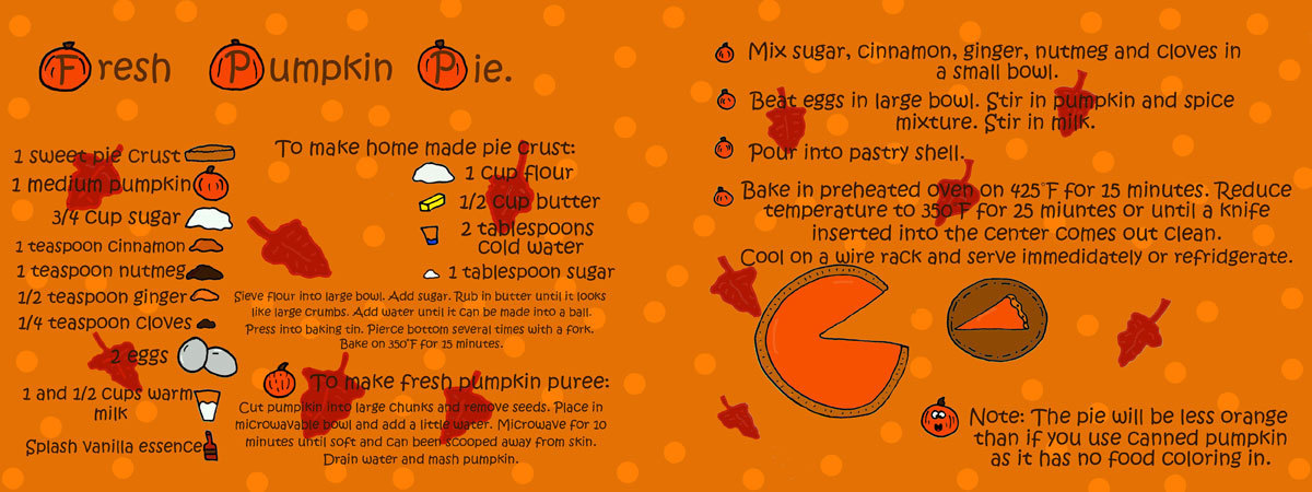 Fresh Pumpkin Pie by Anne Curthoys