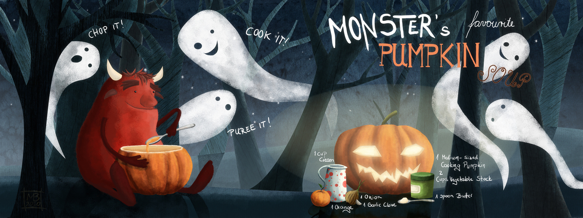 Monster's Favourite Pumpkin Soup by Maria Bogade