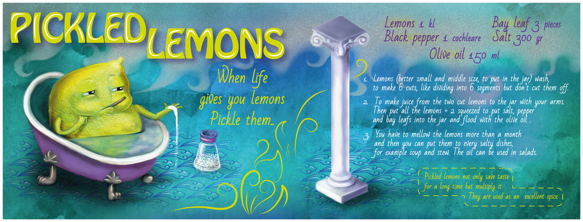 Pickled Lemons by Olesya Rheon