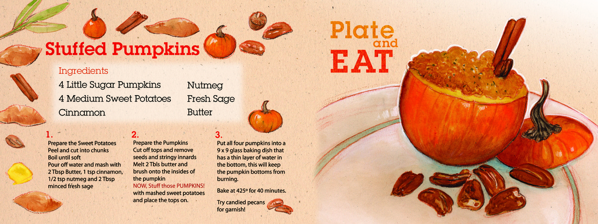 Stuffed Pumpkins by Casey Girard