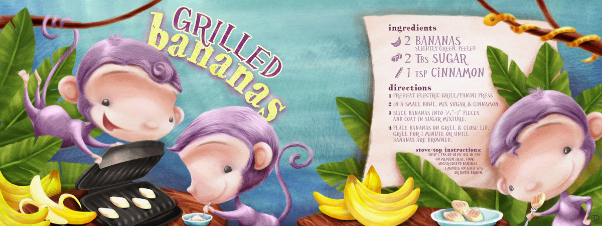 Grilled Bananas by Leah Danczyk Ldanczyk grillbanana