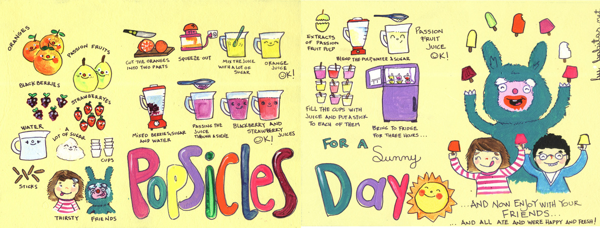 Popsicles for a Sunny Day by Sabrina Franco Nieto Franco popsicles 300