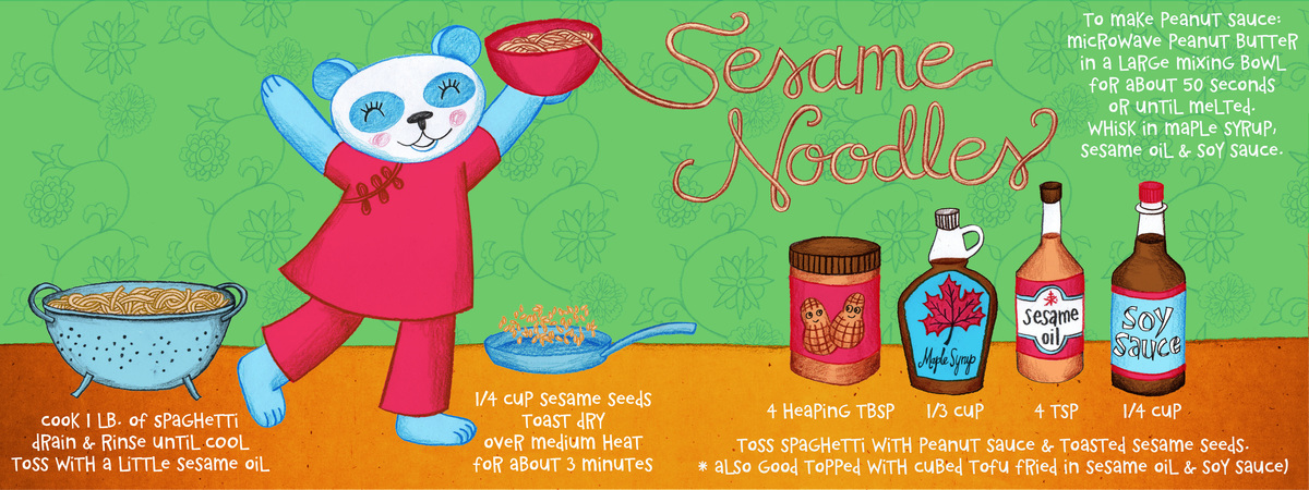 Sesame Noodles by Annie Dwyer Internicola