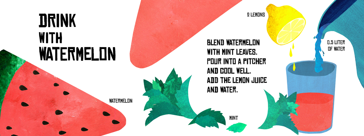 drink with watermelon by Żaneta Rzepa