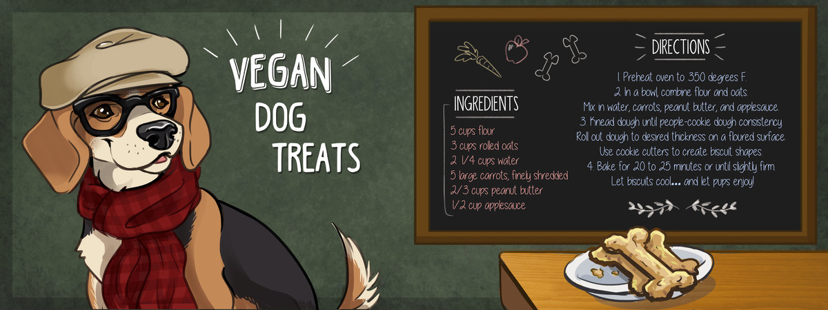 Vegan Dog Treats by Stephanie Stevenson Vegan dog cookies