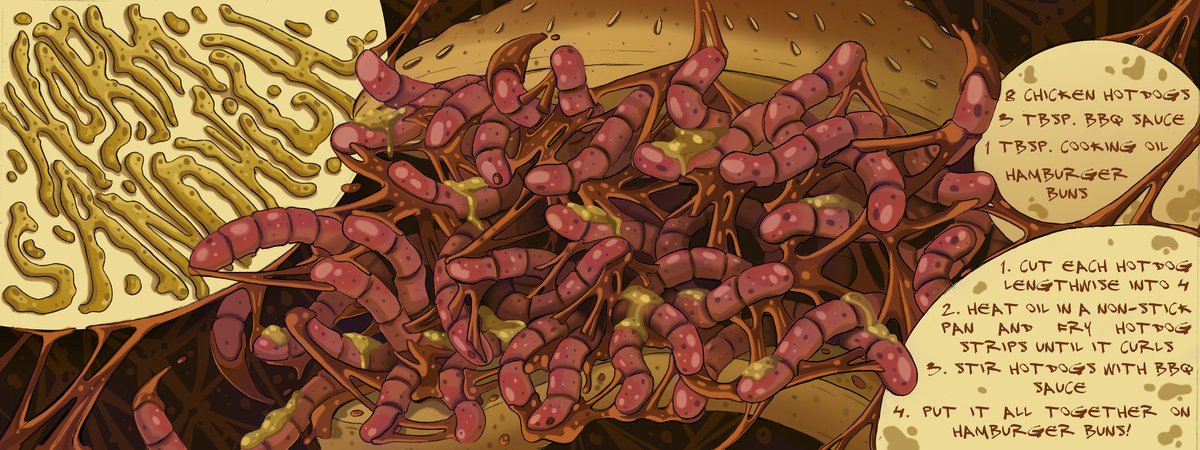 Worm Sandwich by Jacqueline Hines