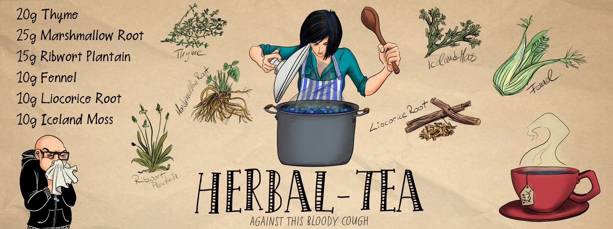 Herbal Tea against Cough by Dirk Beha