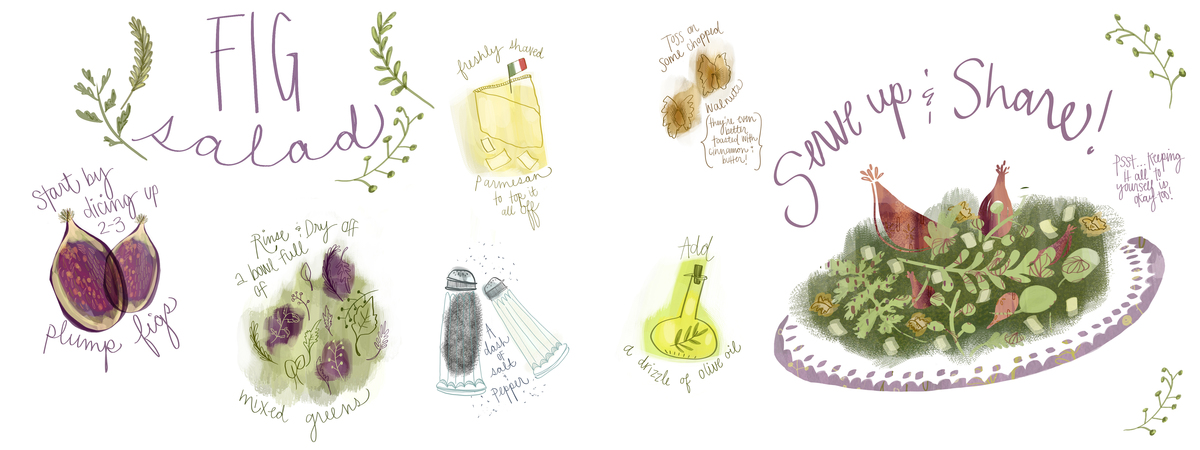Fig Salad by Jessyca Scarpone