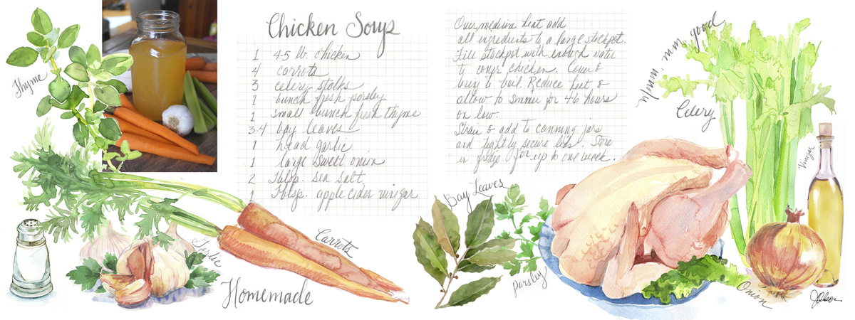 Home Made Chicken Soup by Joanna Schnittker Olson