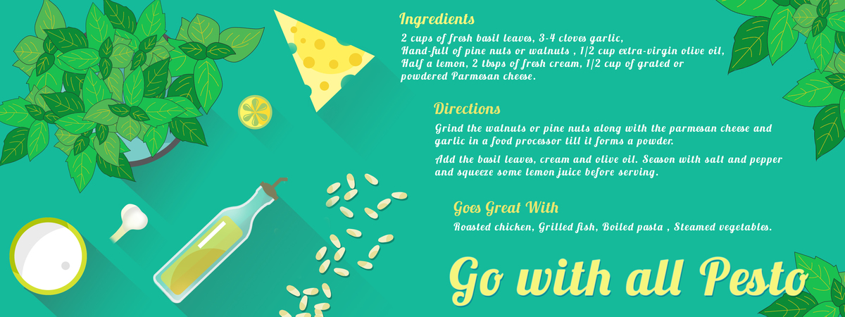 The go with all pesto by Jamini jam