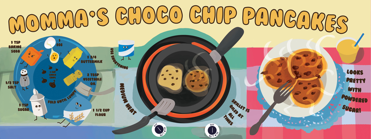Momma's Choco Chip Pancakes by Allison Richmond-Leeth