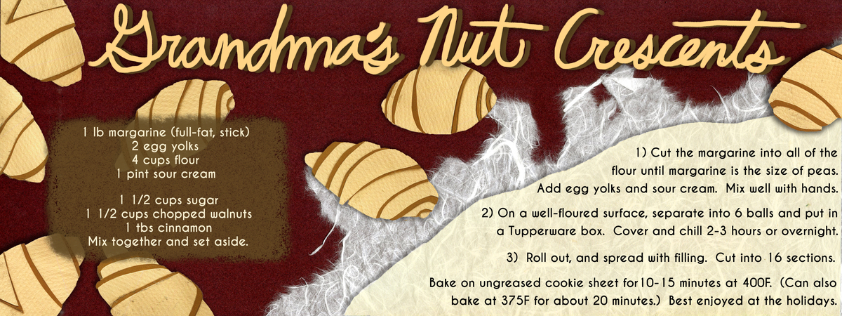 Grandma's Nut Crescents by Kate Douglas