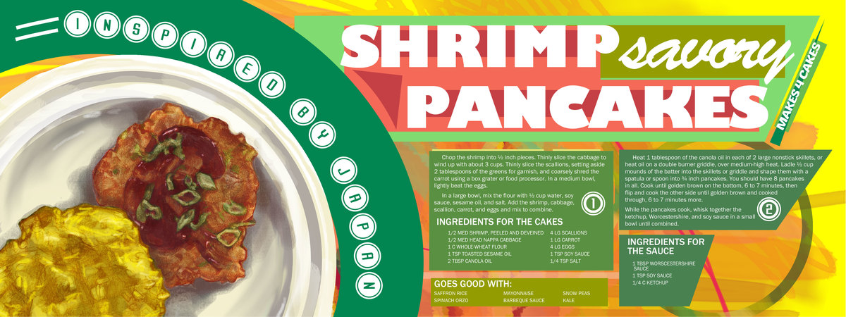 Shrimp Pancakes by Elizabeth McManus