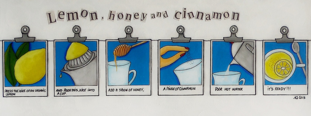 Lemon, honey and cinnamon by Nathalie Guesdon Citron chaud