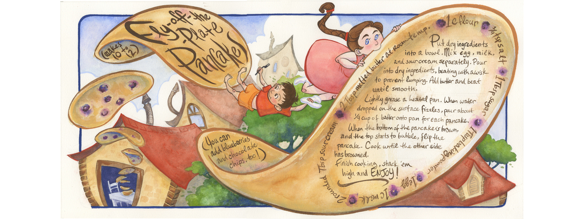 Fly off the Plate Pancakes by Erin Watson