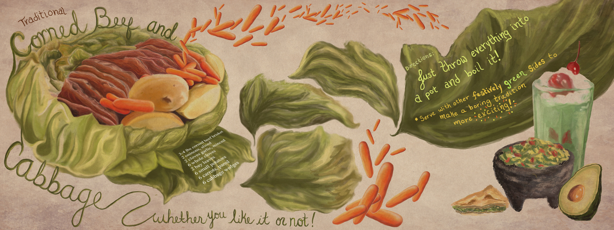 Corned Beef and Cabbage by Jessie Leete