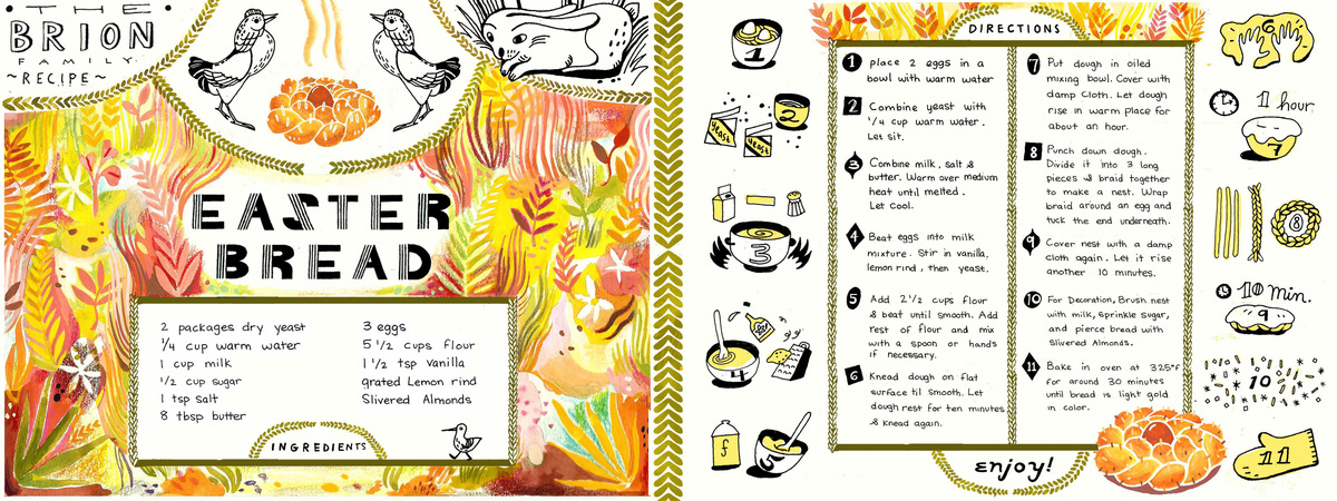 Easter Bread by Julianna Brion