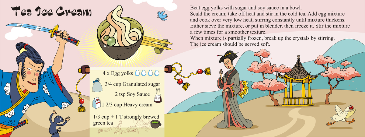 Tea Ice Cream by Sergey Pleshkov