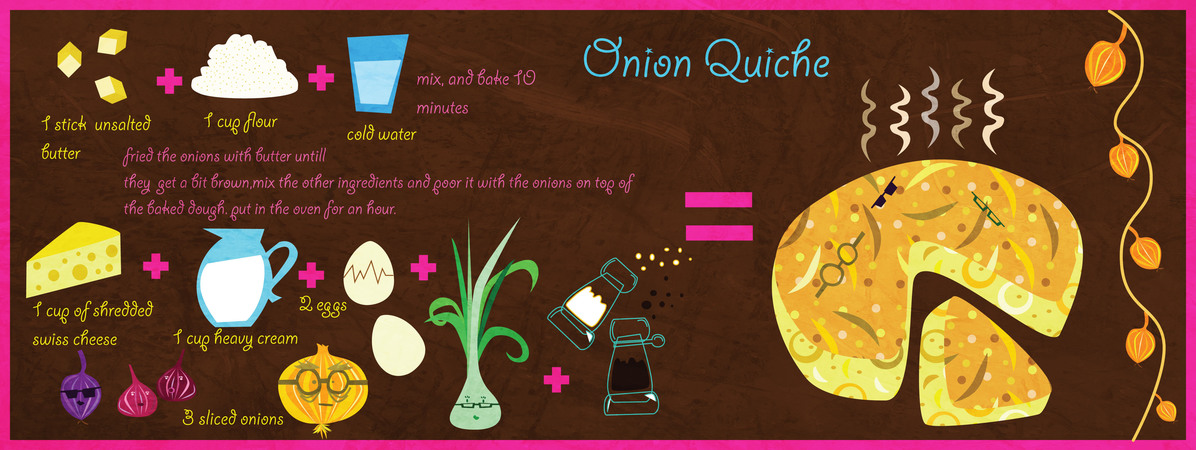 Onion Quiche by Or Livneh