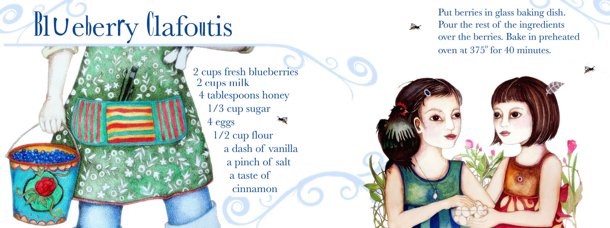 Blueberry Clafoutis by Tracie Noles-Ross