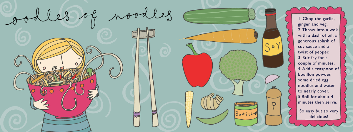 Oodles of Noodles by Bess Harding Harding noodles 300