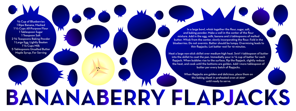 Bananaberry Flapjacks by Branden Vondrak