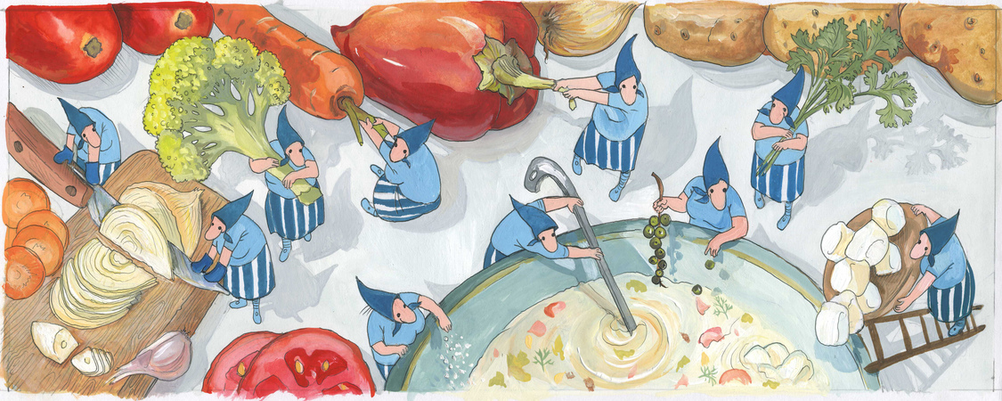 Summer Vegetable Soup by Ekaterina Muratova