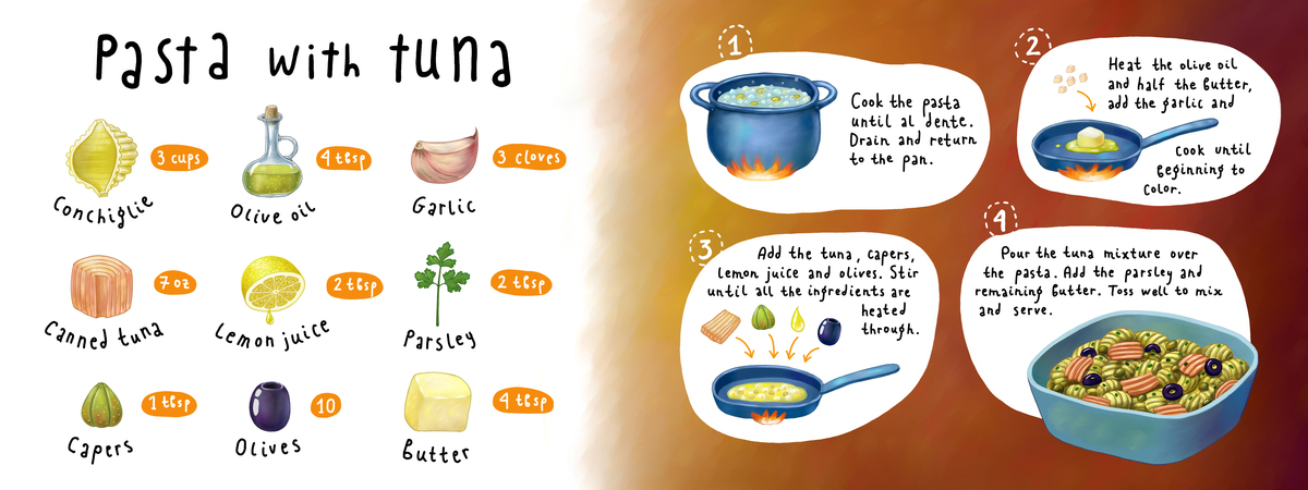 Pasta with Tuna by Nata Metlukh