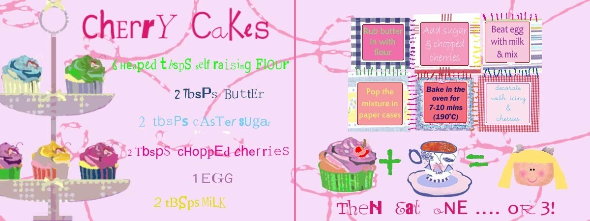 Cherry Cakes by Emily Parkes