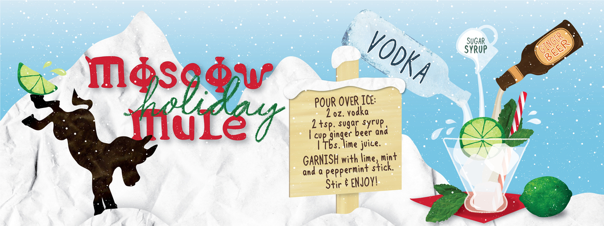 Moscow Holiday Mule by Pamela Nudel