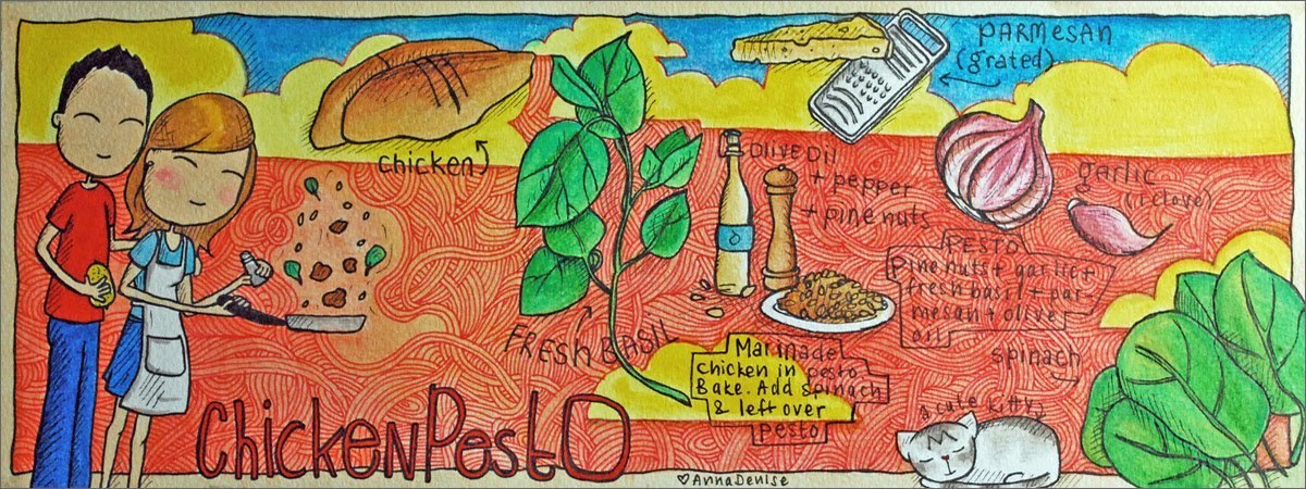 Pesto Chicken by Anna Denise Floor