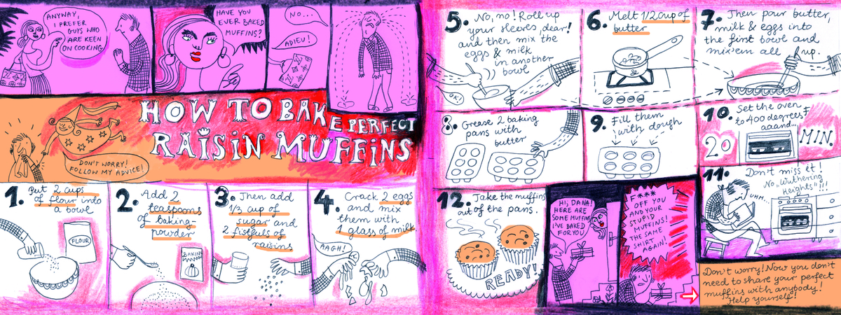 Perfect Raisin Muffins by Marianna Oklejak