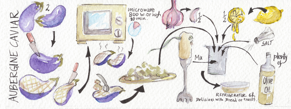 Aubergine Caviar by Sofia Matalonga Jorge