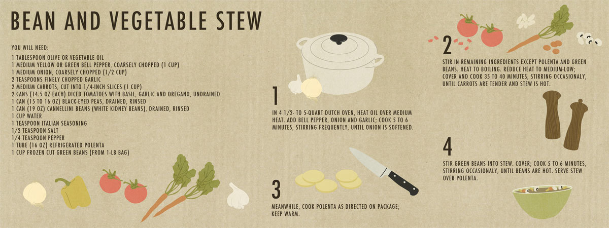 Bean and Vegetable Stew by Julia Marye