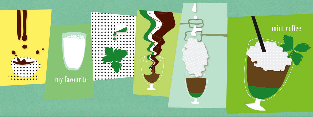 Mint Coffee by Karolina Dziewa