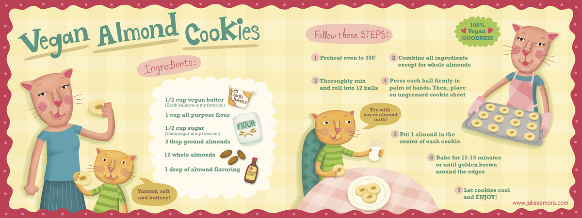 Vegan Almond Cookies by Julissa Mora