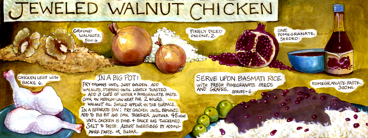 Jeweled Walnut Chicken by OSM