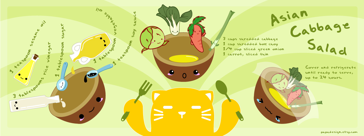 Asian Cabbage Salad by Canndy Pan